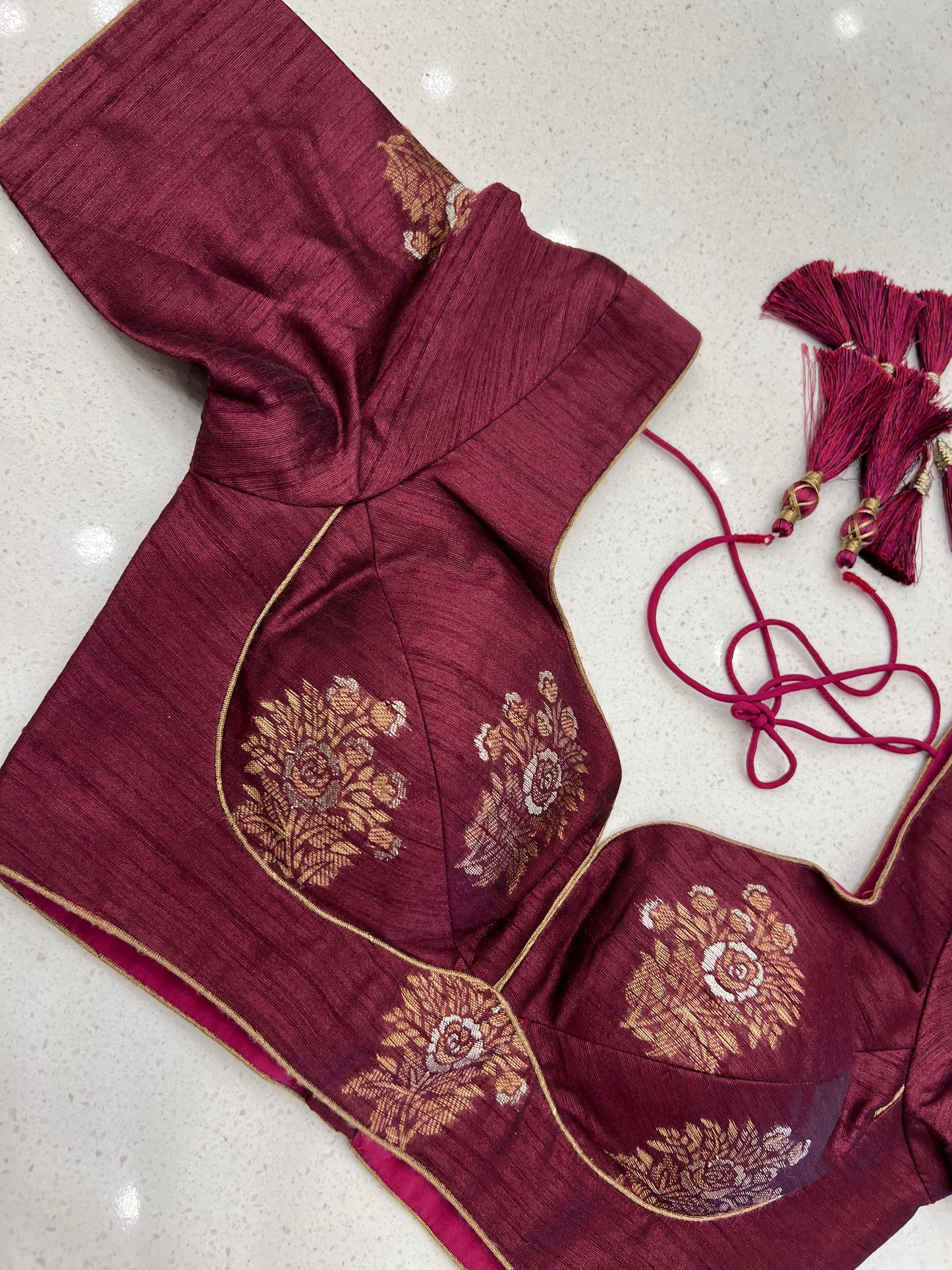 Raw Silk Top