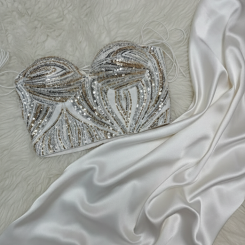 Corset Top 'n Saree