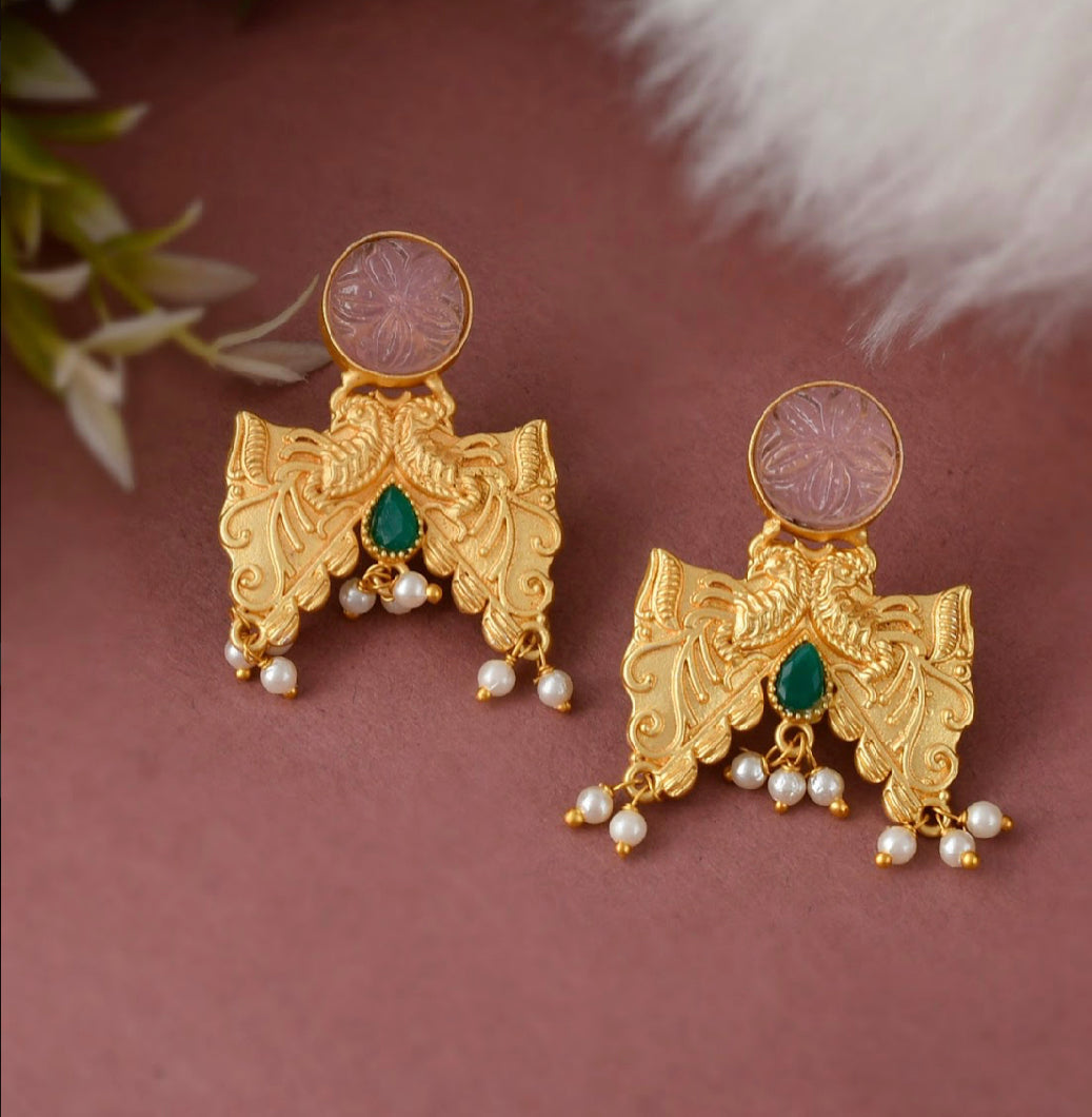 Natural Stone Earrings