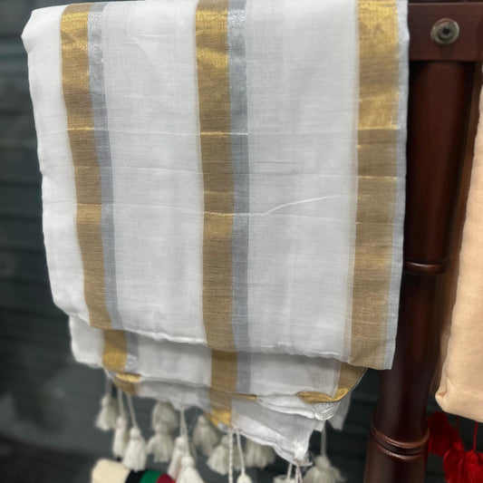 Mul cotton saree