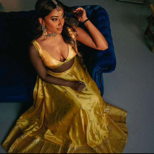 Yellow lehenga