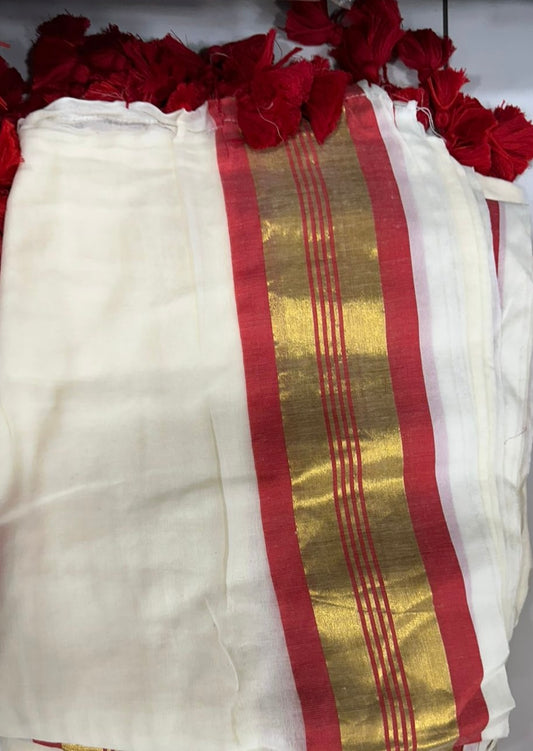 Mul cotton saree