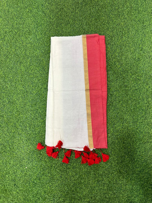 Mul cotton saree