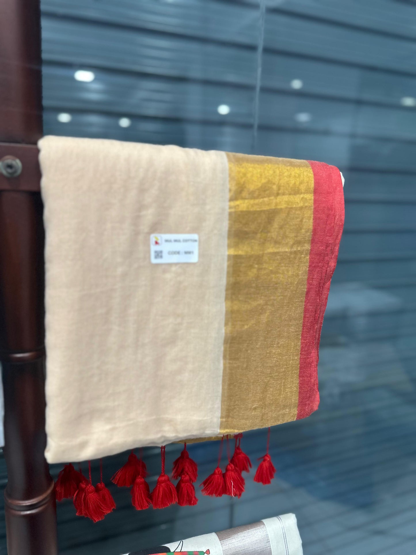 Mul cotton saree