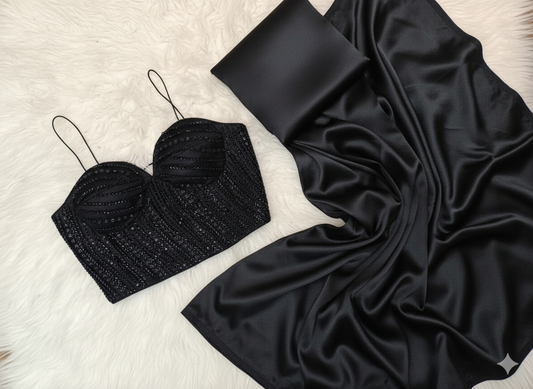 Corset Top 'n Saree